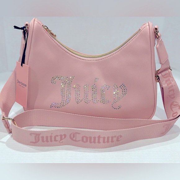 NWT Juicy Couture Pink Diamond Obsession Crossbody Bag - Picture 1 of 11